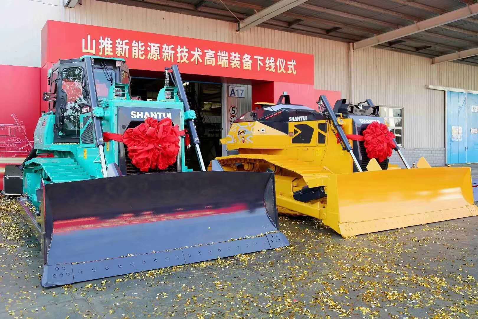 山推新能源車(chē)輛下線(xiàn)儀式